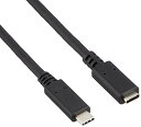 1m・ブラック 1m U31CC-MF10・・Style:1m・対応規格: USB 3.2 Gen 1 (USB 3.1／3.0／2.0／1.1との後方互換性)・USB PD (Power Delivery) 対応 (20V-5A 100Wまで)・最大データ転送速度: 5Gbps (理論値)・USB Type-C オス - USB Type-C メス・カラー: ブラック、ケーブル長: 約1mUSB PD 100Wに対応した、USB 3.2 Gen 1 Type-C (USB-C) 延長ケーブルです。 USB PD (Power Delivery) 対応環境で最大100Wの電源供給に対応します。 最大5Aの充電に対応します。 SuperSpeed USB (5Gbps: 理論値) の高速データ転送に対応します。 USB機器のケーブル長が足りない場合や、PCのUSBポートを手元に延ばしたい場合に便利です。