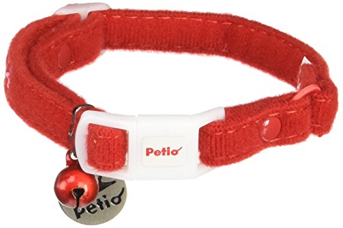 ペティオ (Petio) 首輪 キャットカラー フットソフティカラー レッド 猫用