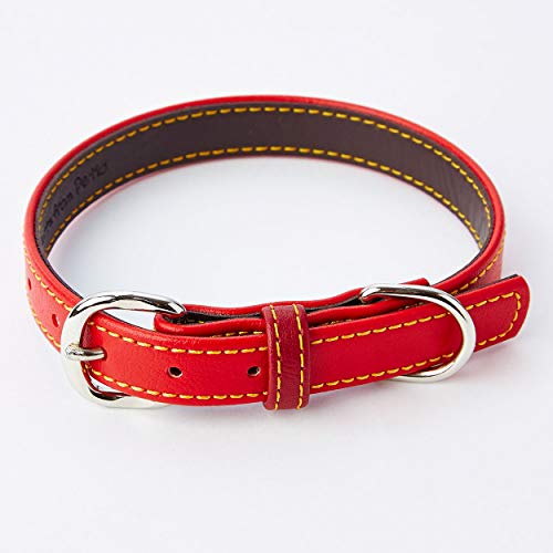 Porta・レッド SS 12mm W57669・・Color:レッドSize:SS 12mm・本体サイズ (幅X奥行X高さ) :5×1.5×41cm・本体重量:0.03kg・原産国:日本説明 商品紹介 国内の専門工場で一つ一つ丁寧に生産した上質な合皮犬具 使用上の注意 ●本品は犬用です。犬以外には使用しないでください。●事故防止のため、適応サイズ・適応体重以外の犬には使用しないでください。ただし、犬の習性を十分理解したうえで、強く引く場合は適応体重に余裕のある製品を購入してください。●人やペットが破片等を誤飲しないように注意してください。万一、誤飲した場合は各医師に相談してください。●本品を正しく使用してください。使用方法の誤りや分解・修理・改造等による事故については、一切責任を負いません。●子供が使用する場合は、必ず大人が立ち会ってください。●本品は消耗品ですので、使用前には必ず点検し、6ヶ月前後を目安としてホツレ・毛羽立ち・亀裂等の傷みが目立ち始めたら新しい製品に買い替えてください。●本品は、ペットがかんだり引っかく等すると、切れたり破損します。●かみぐせのある犬には使用しないでください。●犬が嫌がる場合は、無理に使用しないでください。●本品は指が2~3本入る程度に装着し、しまり過ぎていないか、たえず点検してください。●水ぬれや摩擦等で色落ちする場合があります。特に薄い毛色の犬には注意してください。●火気や水気のそばでの使用や保管はしないでください。●幼児子供・認知症の方・ペットのふれない所に保管してください。 原材料・成分 合成皮革 使用方法 (バックルの留め方)バックルはカチッと音がするまで真っ直ぐしっかりと留めてください。ななめに留めると外れなくなることがあります。 ご注意（免責）必ずお読みください 抗菌加工、撥水加工は使用環境により、機能が徐々に低下します。縫製品のため、若干寸法が異なる場合があります。長期間光が当たると、生地が変色しますので注意してください。愛犬の性格・性質等をご理解のうえ、お選びください。商品の仕様は予告なく変更する場合があります。廃棄する場合は、各自治体の指示に従ってください。品質管理には万全を期しておりますが、お気づきの点がありましたらお客様相談室までお問合せください。