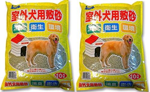 常陸化工 室外犬用敷砂 10L×2個（ケース販売）