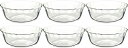 iwaki(イワキ) 耐熱ガラス 小鉢 皿 カスタードカップ 430ml 6個セット BC465