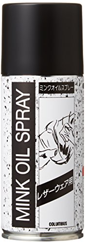 [コロンブス] 栄養 保革クリーム レザーウェア用ミンクオイル スプレータイプ 皮革用オイル ニュートラル 180mL