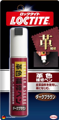 樂天商城 - LOCTITE(ロックタイト) 革色補修ペン ダークブラウン 20ml DLP-02D
