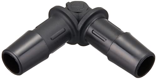 キジマ (kijima)バイク バイクパーツ L型ホースコネクター 9/10mm-9/10mm ホース内径 9-10mm用 ブラッ..