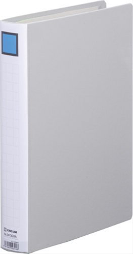 乐天商城 - キングジム(Kingjim) キングファイル A4 タテ 300枚収納 両開き 2473GXA グレー