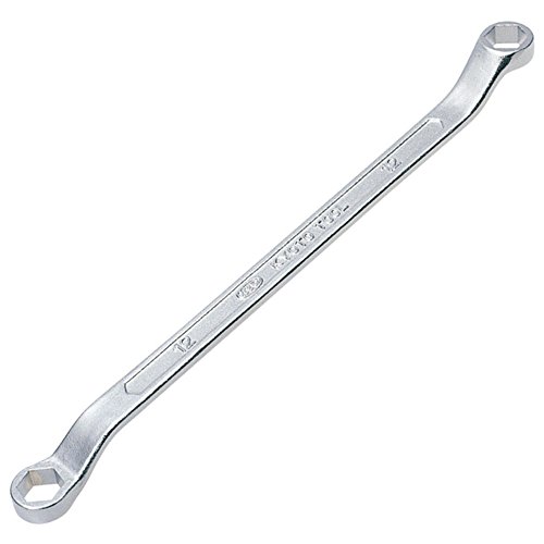 角シルバー/M27-8H/M27-8H・Size:M27-8H・パッケージ個数:1・サイズ:8mm・45度タイプ・六角・口径部の面取りなし六角形&面取りなしの完全面接触でガッチリとボルトを回します。 用途 六角ボルト・ナットを締め緩めする為のめがねレンチ。 口径部が六角タイプのめがねレンチです。 六角は左右対称に15度の角度をつけているので十二角のめがねレンチと同等の作業が可能です。 オフセット角度45度×10度により、トルク伝達に優れています。 注意事項 工具は本来の使用目的以外には使用しないでください。割れ、欠け、磨耗、変形の異常が認められた場合は、使用しないで下さい。無理な姿勢で作業しないで下さい。改造しないで下さい。