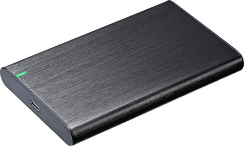 グリーンハウス(Green House) USB3.1 Gen.2対応2.5インチ外付けドライブケース アルミボディ ブラック GH-HDCU3