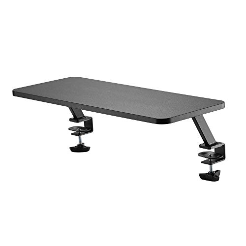 グリーンハウス(Green House) デスクスタンド 幅65cm・耐荷重20kg 取り付け簡単 GH-DKBE1-BK