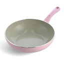 グリーンパン(Greenpan) グリーンシェフ 深型 ウォックパン 28cm IH 対応 セラミック加工 内外面こびり付きにくくてお手入れ簡単