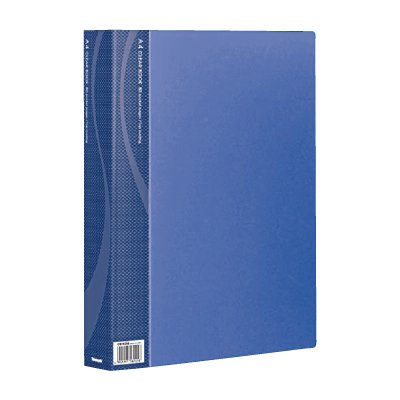 クリアブック/ベーシックカラー A4・S型・80P ブルー CB1035BN [オフィス用品]