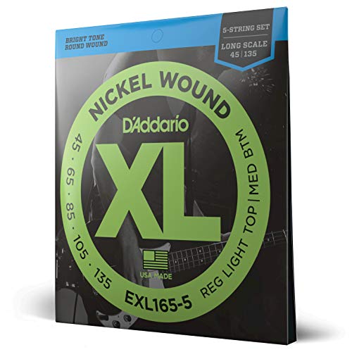 D'Addario ꥪ ١ ˥å Long Scale 5 .045-.135 EXL165-5 