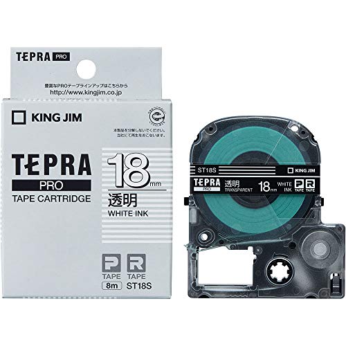  󥰥(Kingjim) ƥץPROơץȥå 18mm Ʃ٥/ʸ Ĺ8m ST18S