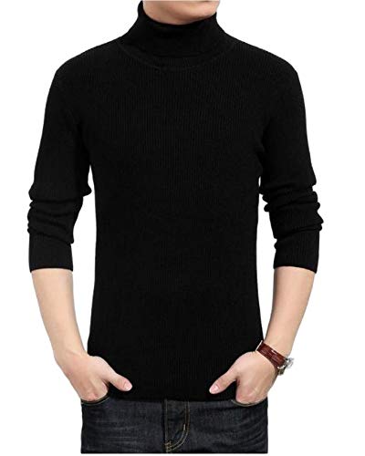 [ベンケ] チクチクしないニット セーター メンズ タートルネック 無地 カジュアル 長袖 ニット メンズセーター ビジネス メンズにっとセータ
