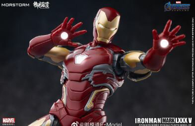 御模道 1/9 The Avengers MK85 マーベル アベンジャーズ ヒーロー アイアンマン トニー プラモデル 発光可能