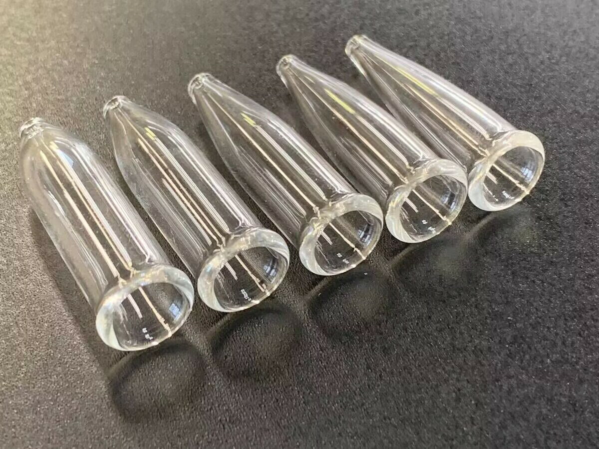 カヤ＆クジャクウキ手作り　耐熱へらウキ成形器　内径約8mm 5本セット