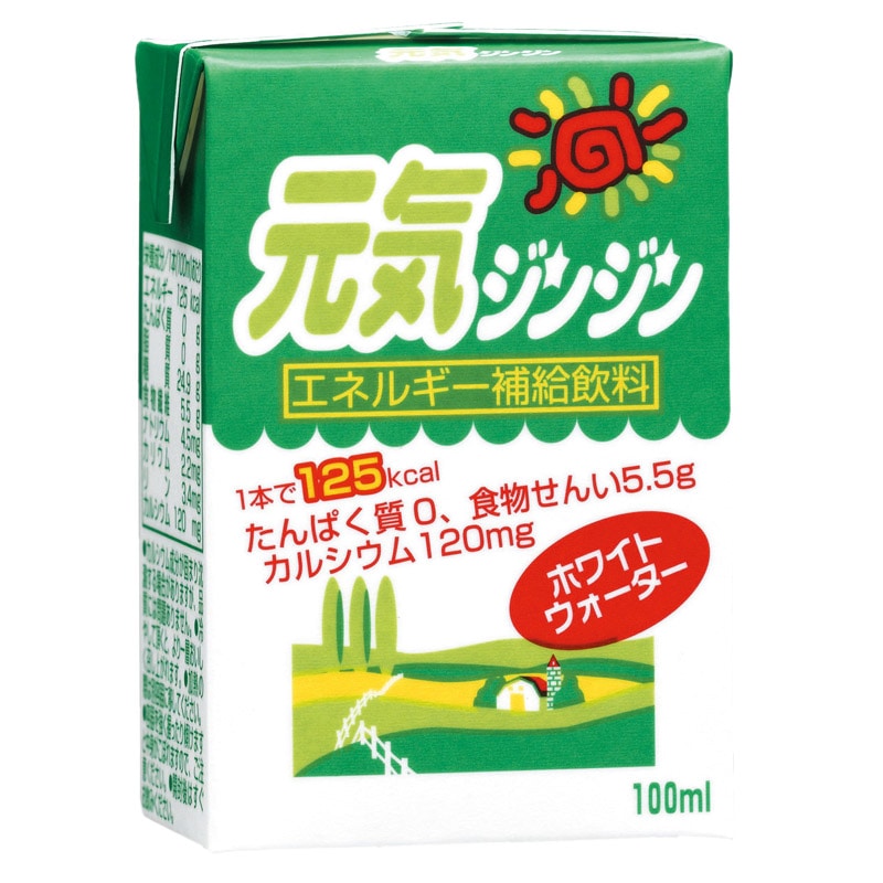 元気ジンジン ホワイトウォーター 100ml×18本