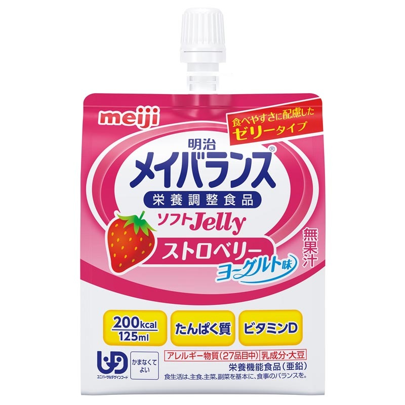 Chinese Foods - メイバランスソフトjelly200 ストロベリーヨーグルト味　125ml×36本