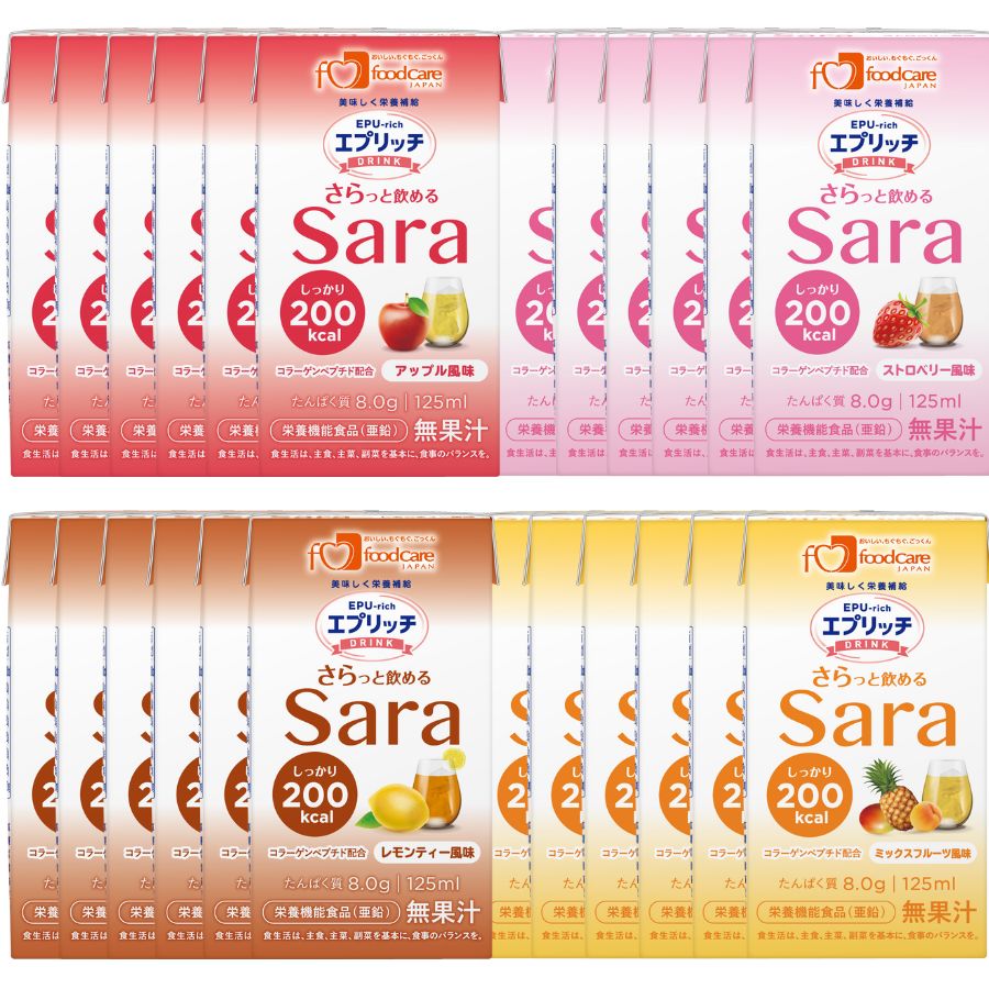エプリッチドリンクSara 詰め合わせ 4種類各6本【24本】