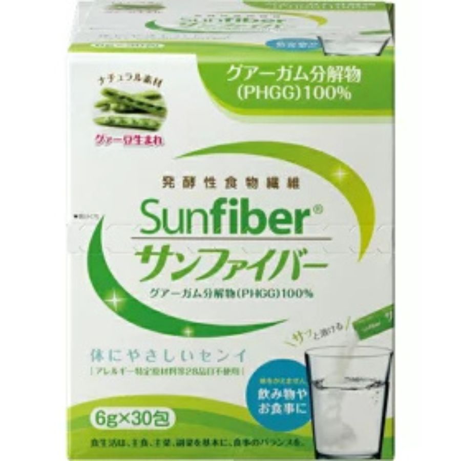 栄養成分表示［1包6gあたり］ エネルギー12.3kcal、たんぱく質0～0.06g、脂質0.0g、糖質0.5g、食物繊維5.1g、ナトリウム3～9mg 原材料名 グアーガム分解物（インド製造又は国内製造） 使用上の注意 ・年齢・体調や、食...