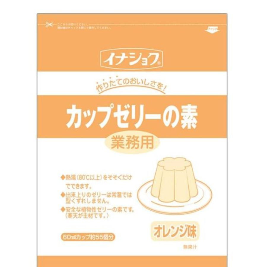 伊那食品　カップゼリーの素　オレンジ味　【600g】 eiyoukonnbini-10000591 栄養コンビニ 楽天市場店 パッケージ画像
