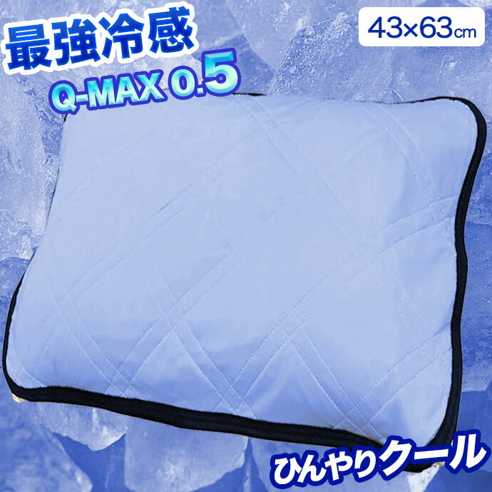 接触冷感 冷感 クール Q-MAX 枕パッド ピローパッド 冷感 涼感 ひんやり Qマックス ニット織り優しい 吸水速乾 ベットパット 敷きパッド シーツ まくら マクラ Q-MAX0.5 最大値 メール便対応 代引き不可 送料無料