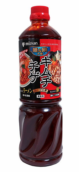 【送料無料】★まとめ買い★　ミツカン　麺＆鍋大陸　キムチチゲスープの素　1270g　×8個【イージャパンモール】