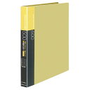 【送料無料】【個人宅届け不可】【法人(会社・企業)様限定】名刺ホルダー(替紙式・発泡PPシートタイプ) 30穴 500名 ヨコ入れ 黄 1冊