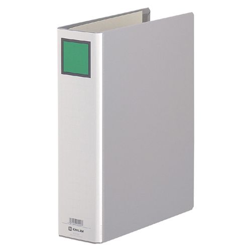 【送料無料】【個人宅届け不可】【法人（会社・企業）様限定】キングファイルG　A4タテ　600枚収容　60mmとじ　背幅76mm　グレー　1冊