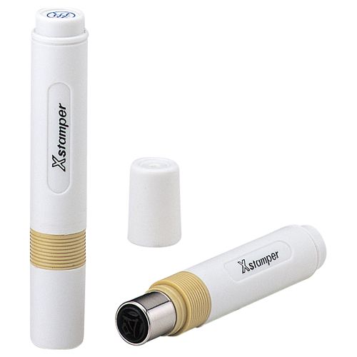 【送料無料】【個人宅届け不可】【法人（会社・企業）様限定】簿記スタンパー (済) 藍色 1個