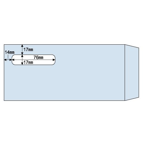 窓つき封筒 (給与明細書用/GB1172専用) 215×100mm 1箱(1000枚)