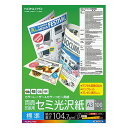 【送料無料】【個人宅届け不可】【法人(会社・企業)様限定】カラーレーザー&カラーコピー用紙 両面セミ光沢 A3 標準 1冊(100枚)