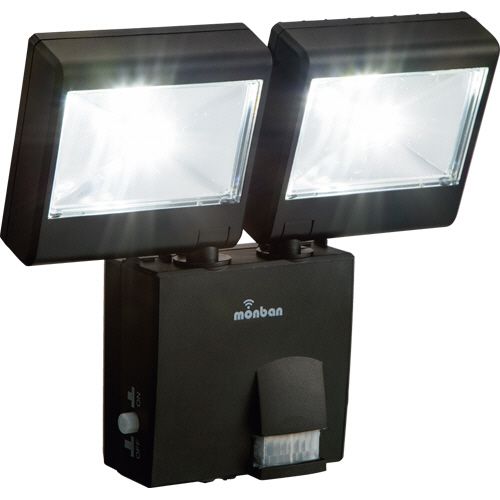电池 - 【送料無料】【個人宅届け不可】【法人（会社・企業）様限定】LEDセンサーライト　(乾電池式　2灯2W)　1台