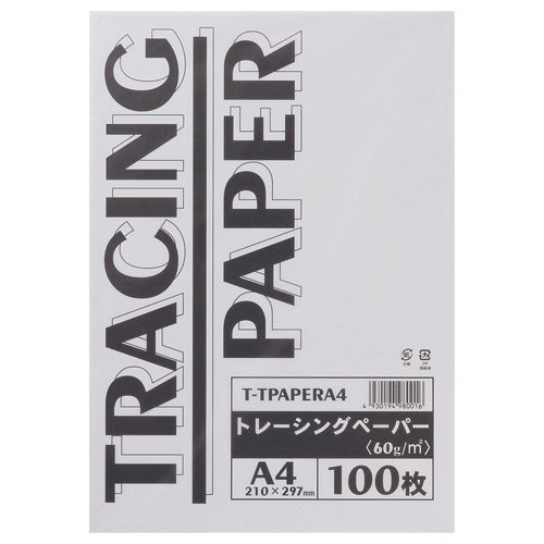 【代引不可】【イージャパンモール】【返品・交換・キャンセル・日時指定不可・法人（会社・企業）様限定】 必ず2通目のメールをご確認ください。 ※本商品は熨斗・包装（ラッピング）はお承り出来ない商品となります。 ※本商品はお届け先様名が法人（企業・会社）様宛ての場合のみお承りとなり、個人様宛てのご注文はお承りしておりませんので予めご了承くださいませ。 ※領収書につきましてはeメールにPDFファイルを添付してのご案内のみとなります。 ※本商品は【イージャパンショッピングモール】（イージャパンモール）の他の商品と同梱することは出来ません。※商品はご注文（ご決済）後、2-5営業日で発送（土・日・祝日除く）となります。※配送業者と契約がないため、送付先が沖縄・離島・一部地域の場合キャンセルとさせていただきます。※発送予定日は、在庫がある場合の予定日となります。 ※在庫がない場合には、キャンセルとさせて頂きます。 ※納期が遅れます場合には改めてご連絡させて頂きます。※本商品はメーカー取り寄せ商品となります。 流動在庫となりますためお手配時に在庫がない場合はキャンセルとさせていただきます。 在庫と納期のご確認が必要な場合は事前にお問い合わせください。 ※キャンセル・返品・交換・日時指定不可です。（平日のみのお届け） ※ご注文確定後でのお届け先の変更等はお承りできませんのでご注意ください。 ※本商品は法人（企業・会社）様限定商品となり、お届け先は「法人（企業・会社）様」に限ります。（個人様宛てへのお届けはお承りしておりません） 　お届け先に法人名が確認できる表札等がない場合、お届けをお承りすることができなくなっております。 　また、商品のお受取人様名に法人（企業・会社）様名をご記入いただけない場合もご注文をお承りできません。 ※置き配や宅配ボックスへの配送も承れませんので、お届け時にお留守でないようお願い致します。 ※沖縄・離島および一部地域へのお届けは出来ません。 ※商品のお写真はイメージ画像です。概要 透明度が高く、保存性、筆記性に優れた厚口タイプです。 商品説明 ●設計・製図用途からデザイン・事務用途まで巾広く使用できるA4・厚口のトレーシングペーパーです。※開封後、長期間で使用する場合、カール・しわになる場合がございます。OA機器には対応しておりません。 仕様 サイズ A4 寸法 タテ297×ヨコ210mm 材質 外装：PP袋 坪量 60g/m2 色 半透明 その他仕様 ●用紙：三菱Fineトレーシングペーパー 備考 ※開封後、長期間で使用する場合、カール・しわになる場合がございます。※OA機器には対応しておりません。 【広告文責】株式会社イージャパンアンドカンパニーズ 072-875-6666《ご注意ください》 ※本商品はキャンセル・返品・交換・日時指定不可の商品です。 　不良品、内容相違、破損、損傷の場合は良品と交換いたします。 　但し、商品出荷より7日以上たった商品につきましては交換いたしかねますのでご注意ください。 ※商品がリニューアルしている場合、リニューアル後の商品をお届けします。 ※法人（企業・会社）様宛ての場合のみご注文をお承りしております。（個人様宛てへのお届けはお承りしておりません） 　配送の日時指定は出来ません。お届け時にお留守でないようお願い致します。[関連キーワード：文房具 ノート・紙製品 各種用紙 トレーシングペーパー]