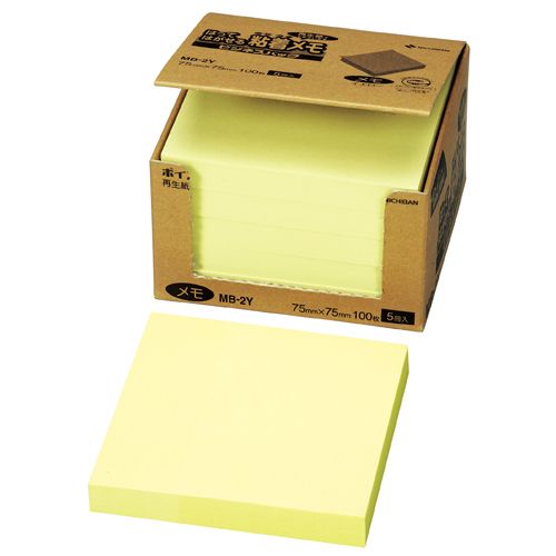【代引不可】【イージャパンモール】【返品・交換・キャンセル・日時指定不可・法人（会社・企業）様限定】 必ず2通目のメールをご確認ください。 ※本商品は熨斗・包装（ラッピング）はお承り出来ない商品となります。 ※本商品はお届け先様名が法人（企業・会社）様宛ての場合のみお承りとなり、個人様宛てのご注文はお承りしておりませんので予めご了承くださいませ。 ※領収書につきましてはeメールにPDFファイルを添付してのご案内のみとなります。 ※本商品は【イージャパンショッピングモール】（イージャパンモール）の他の商品と同梱することは出来ません。※商品はご注文（ご決済）後、2-5営業日で発送（土・日・祝日除く）となります。※配送業者と契約がないため、送付先が沖縄・離島・一部地域の場合キャンセルとさせていただきます。※発送予定日は、在庫がある場合の予定日となります。 ※在庫がない場合には、キャンセルとさせて頂きます。 ※納期が遅れます場合には改めてご連絡させて頂きます。※キャンセル・返品・交換・日時指定不可です。（平日のみのお届け） ※ご注文確定後でのお届け先の変更等はお承りできませんのでご注意ください。 ※本商品は法人（企業・会社）様限定商品となり、お届け先は「法人（企業・会社）様」に限ります。（個人様宛てへのお届けはお承りしておりません） 　お届け先に法人名が確認できる表札等がない場合、お届けをお承りすることができなくなっております。 　また、住所または商品のお受取人様名に法人（企業・会社）様名をご記入いただけない場合もご注文をお承りできません。 ※再配達ならびに宅配ボックスへの投函は出来ませんので、お届け時にお留守でないようお願い致します。 ※商品のお写真はイメージ画像です。概要 貼ってはがせるメモ。 仕様 寸法 75×75mm 粘着側 一辺 色 イエロー 粘着力 普通粘着 材質 古紙パルプ70％再生紙 重量 215g 1パックあたり 100枚×5冊 備考 ※重量：パッケージ含む シリーズ名 ポイントメモ JANコード 4987167046958 環境商品 古紙パルプ配合率70％エコマーク認定番号：15112017 【メーカー・製造または販売元】NICHIBAN【広告文責】株式会社イージャパンアンドカンパニーズ 072-875-6666《ご注意ください》 ※本商品はキャンセル・返品・交換・日時指定不可の商品です。 　不良品、内容相違、破損、損傷の場合は良品と交換いたします。 　但し、商品出荷より7日以上たった商品につきましては交換いたしかねますのでご注意ください。 ※商品がリニューアルしている場合、リニューアル後の商品をお届けします。 ※法人（企業・会社）様宛ての場合のみご注文をお承りしております。（個人様宛てへのお届けはお承りしておりません） 　配送の日時指定は出来ません。お届け時にお留守でないようお願い致します。[関連キーワード：文房具 ノート・紙製品 ふせん ふせん]