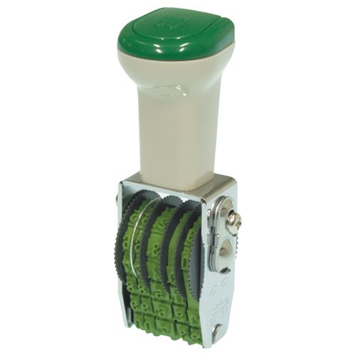 【送料無料】【個人宅届け不可】【法人（会社・企業）様限定】テクノタッチ回転印　欧文日付　5号　明朝体　1個