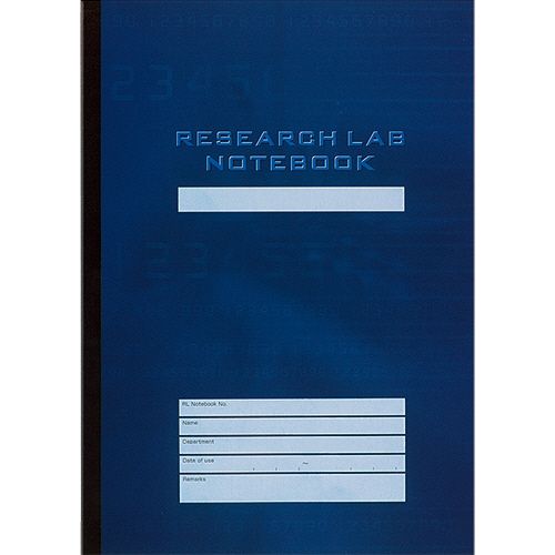 【送料無料】【個人宅届け不可】【法人（会社・企業）様限定】リサーチラボノート(スタンダード) A4 5mm方眼罫 80枚 1冊