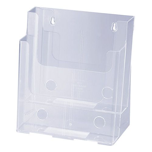 【送料無料】【個人宅届け不可】【法人(会社・企業)様限定】カタログスタンド A4 縦2段 外寸W235×H258×D125mm 1個