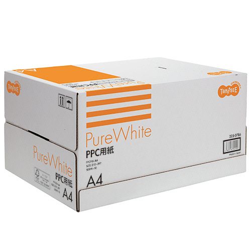 【送料無料】【個人宅届け不可】【法人（会社・企業）様限定】PPC用紙 Pure White A4 1箱(5000枚:500枚x10冊) 1