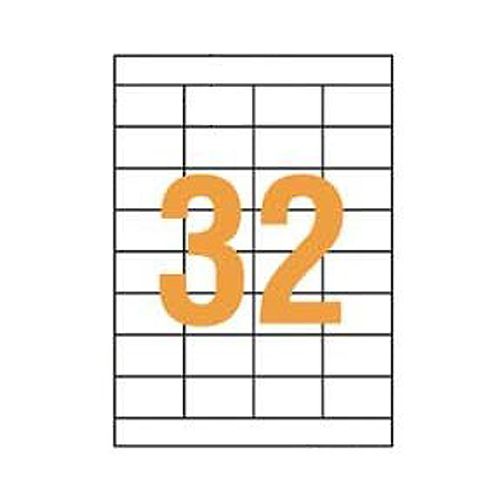 Labels - 【送料無料】【個人宅届け不可】【法人（会社・企業）様限定】LPタックラベル　A4判　34×52.5mm(32片入)　1箱(100シート)