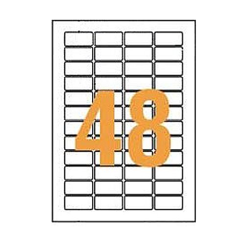 【送料無料】【個人宅届け不可】【法人（会社・企業）様限定】LPタックラベル A4判 20×41mm(48片入) 1箱(100シート)