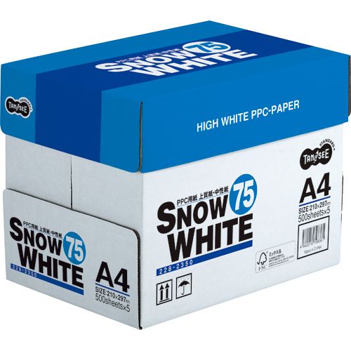 yzyl͂szy@liЁEƁjlzPPCp SNOW WHITE 75 A4 1(2500:500x5)