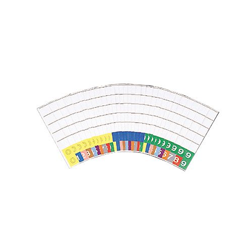 【送料無料】【個人宅届け不可】【法人（会社・企業）様限定】カラーナンバー見出し紙(ターミナルデジ..