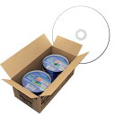 【送料無料】【個人宅届け不可】【法人(会社・企業)様限定】録画用BD?R130分 6倍速ホワイトワイドプリンタブル スピンドル 1箱(100枚:50枚×2パック)(2)