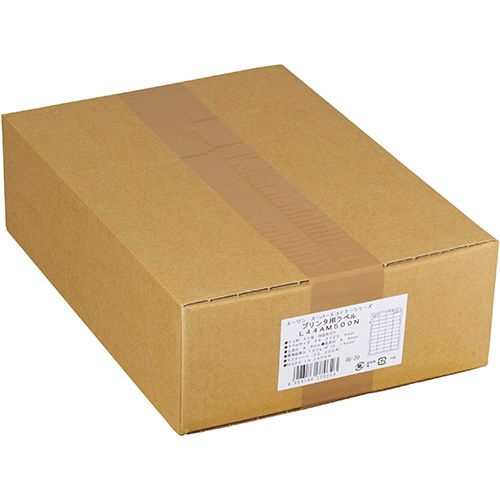 【代引不可】【イージャパンモール】【返品・交換・キャンセル・日時指定不可・法人（会社・企業）様限定】 必ず2通目のメールをご確認ください。 ※本商品は熨斗・包装（ラッピング）はお承り出来ない商品となります。 ※本商品はお届け先様名が法人（企業・会社）様宛ての場合のみお承りとなり、個人様宛てのご注文はお承りしておりませんので予めご了承くださいませ。 ※領収書につきましてはeメールにPDFファイルを添付してのご案内のみとなります。 ※本商品は【イージャパンショッピングモール】（イージャパンモール）の他の商品と同梱することは出来ません。※商品はご注文（ご決済）後、2-5営業日で発送（土・日・祝日除く）となります。※配送業者と契約がないため、送付先が沖縄・離島・一部地域の場合キャンセルとさせていただきます。※発送予定日は、在庫がある場合の予定日となります。 ※在庫がない場合には、キャンセルとさせて頂きます。 ※納期が遅れます場合には改めてご連絡させて頂きます。※本商品はメーカー取り寄せ商品となります。 流動在庫となりますためお手配時に在庫がない場合はキャンセルとさせていただきます。 在庫と納期のご確認が必要な場合は事前にお問い合わせください。 ※キャンセル・返品・交換・日時指定不可です。（平日のみのお届け） ※ご注文確定後でのお届け先の変更等はお承りできませんのでご注意ください。 ※本商品は法人（企業・会社）様限定商品となり、お届け先は「法人（企業・会社）様」に限ります。（個人様宛てへのお届けはお承りしておりません） 　お届け先に法人名が確認できる表札等がない場合、お届けをお承りすることができなくなっております。 　また、商品のお受取人様名に法人（企業・会社）様名をご記入いただけない場合もご注文をお承りできません。 ※置き配や宅配ボックスへの配送も承れませんので、お届け時にお留守でないようお願い致します。 ※沖縄・離島および一部地域へのお届けは出来ません。 ※商品のお写真はイメージ画像です。概要 お得な業務用ラベル 商品説明 ●A4、14面四辺余白のプリンタラベル。1箱500シート入。●手書き対応 仕様 サイズ A4 シートサイズ 210×297mm ラベルサイズ 38.1×86.4mm 面付け 14面 カット内容 四辺余白 紙質 上質紙 総厚み 0.15mm 白色度 80％ 対応機種 カラーコピー機、カラーレーザープリンタ、インクジェットプリンタ、熱転写 その他仕様 ●手書き対応 備考 ※厚紙モード・手差し給紙でお使いください。機種によっては対応しない場合がございます。 JANコード 4906186770286 【メーカー・製造または販売元】エーワン【広告文責】株式会社イージャパンアンドカンパニーズ 072-875-6666《ご注意ください》 ※本商品はキャンセル・返品・交換・日時指定不可の商品です。 　不良品、内容相違、破損、損傷の場合は良品と交換いたします。 　但し、商品出荷より7日以上たった商品につきましては交換いたしかねますのでご注意ください。 ※商品がリニューアルしている場合、リニューアル後の商品をお届けします。 ※法人（企業・会社）様宛ての場合のみご注文をお承りしております。（個人様宛てへのお届けはお承りしておりません） 　配送の日時指定は出来ません。お届け時にお留守でないようお願い致します。[関連キーワード：OA・PC消耗品 プリンター用紙 プリンターラベル]