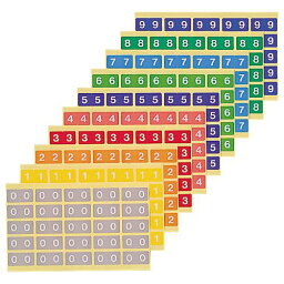【送料無料】【個人宅届け不可】【法人（会社・企業）様限定】カラーナンバーラベルL 数字1 1パック(250片:25片×10シート)