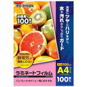 【送料無料】【個人宅届け不可】【法人(会社・企業)様限定】ラミネートフィルム A4 100μ 1パック(100枚)
