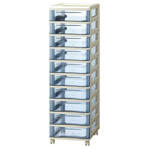 【送料無料】【個人宅届け不可】【法人（会社・企業）様限定】スタックチェスト B4 浅型10段 ダークブルー 1台