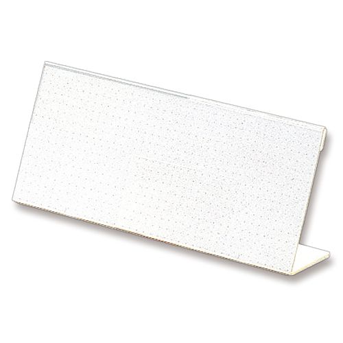 【送料無料】【個人宅届け不可】【法人（会社・企業）様限定】カード立　L型(アクリル製)　W200×H80mm　1セット(10個)