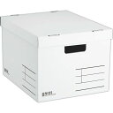 【送料無料】【個人宅届け不可】【法人(会社・企業)様限定】収納ボックス(NEOS) Lサイズ フタ付き ホワイト 1セット(10個)