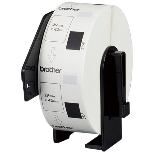 【送料無料】【個人宅届け不可】【法人（会社・企業）様限定】DKプレカットラベル　食品表示用/検体ラベル　29×42mm　白/黒文字　1個(700枚)